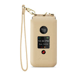 Pom Designer Leather Case (with strap) For the Classic Pom phone (mini)