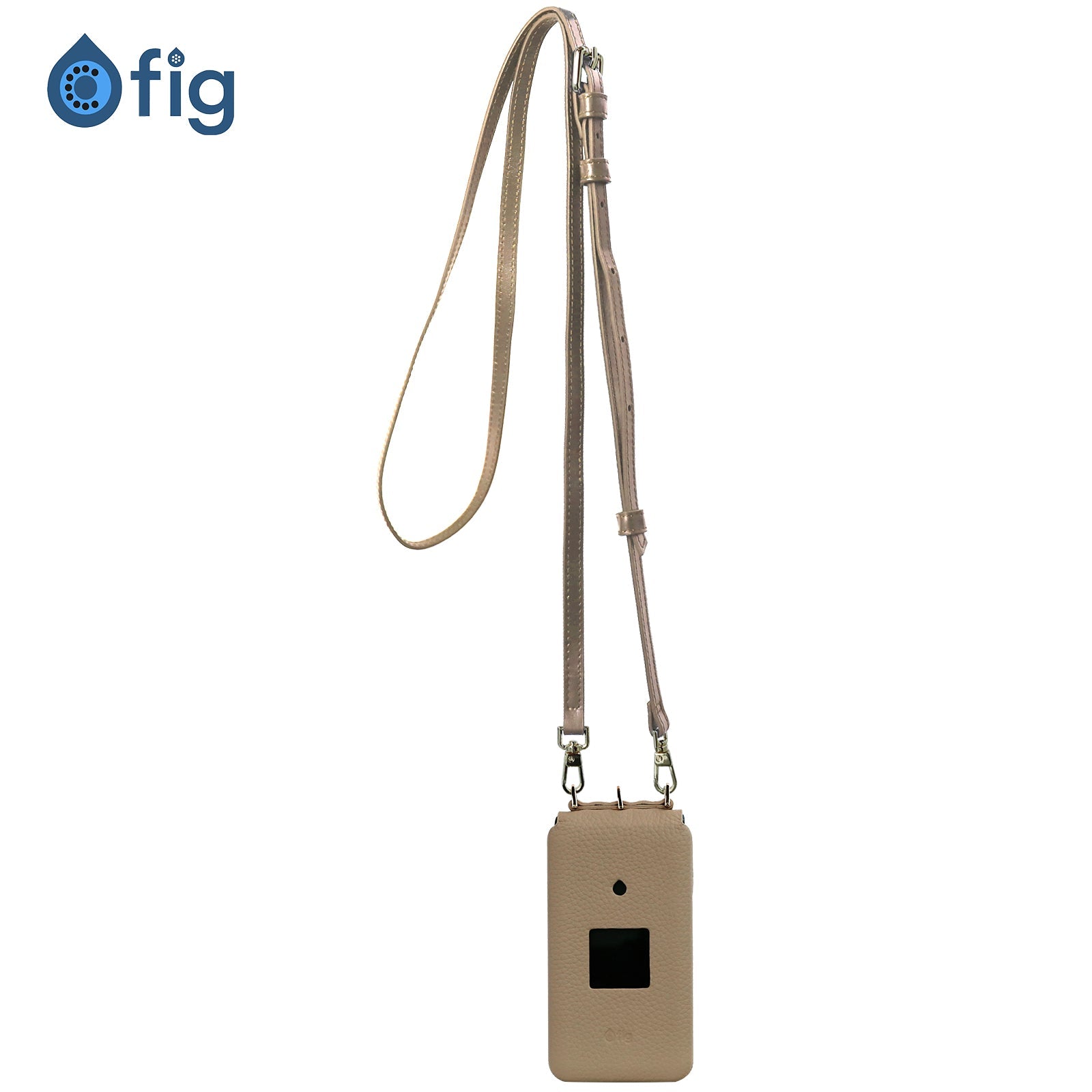 Fig Flip II Genuine Leather Crossbody Case (with strap)