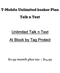 Kosher T-Mobile Unlimited Talk n Text Plan