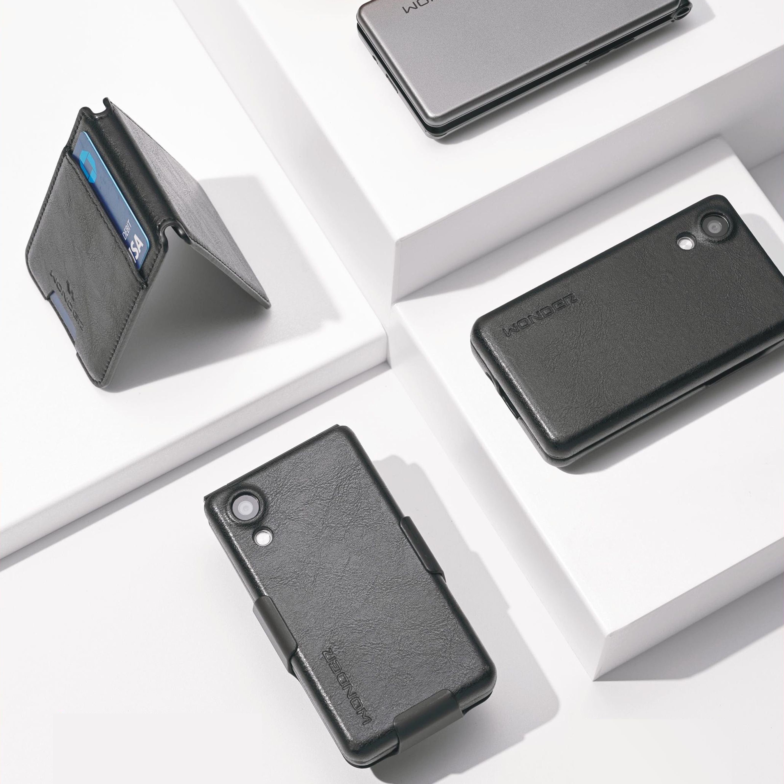 Wonder Men's Leather Set in Black