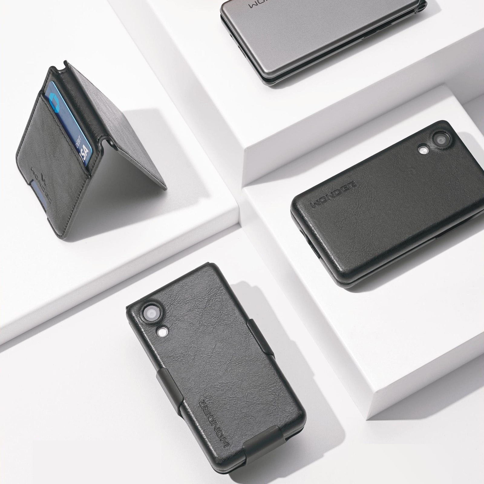 Wonder Men's Leather Set in Black